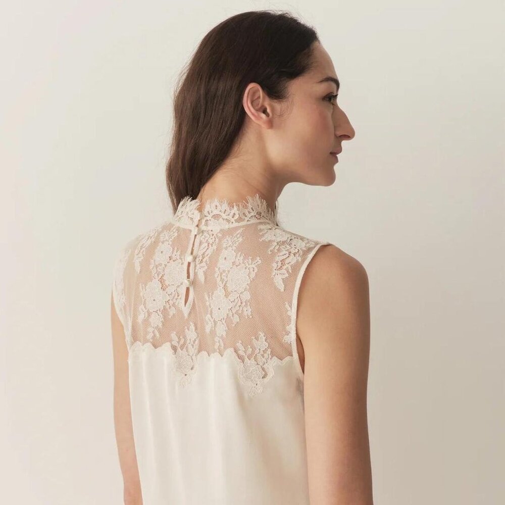 Doen Valeria Dress in Sea Salt - Picture 3 of 7